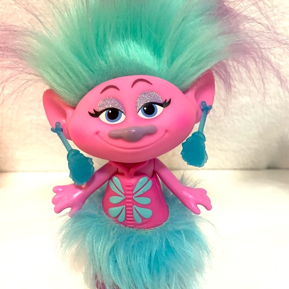 Trolls Poppy, SATIN & CHENILLE Dolls Lot of  3 Figures - DreamWorks 2015 - Picture 3 of 5